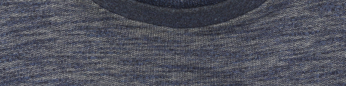 Volcom Men's Blue Knit Crew Neck Pullover Sweatshirt Size S