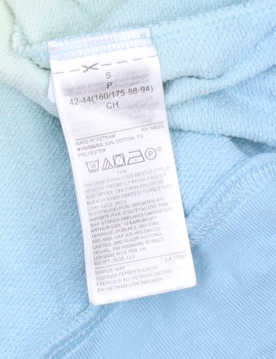 GAP Women’s Multicoloured Pullover Sweatshirt Small Ombre Cotton Blend