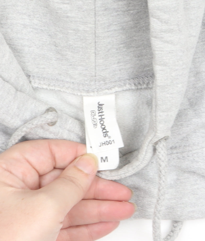 Just Hoods Anime One Piece Grey Hoodie Women M Pullover Cotton Blend