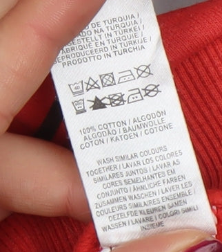 Marvel Spider-Man Boys Red Blue Pullover Hoodie Size 7-8 Years Cotton