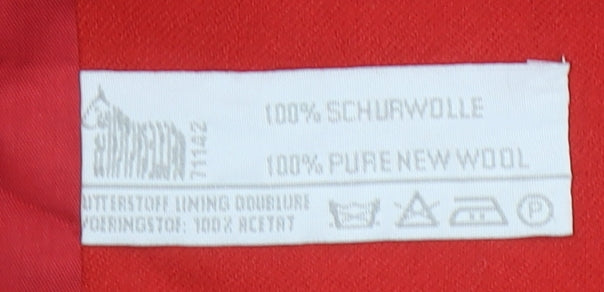 Selfridges Women’s Red Wool Double-Breasted Blazer Size 10