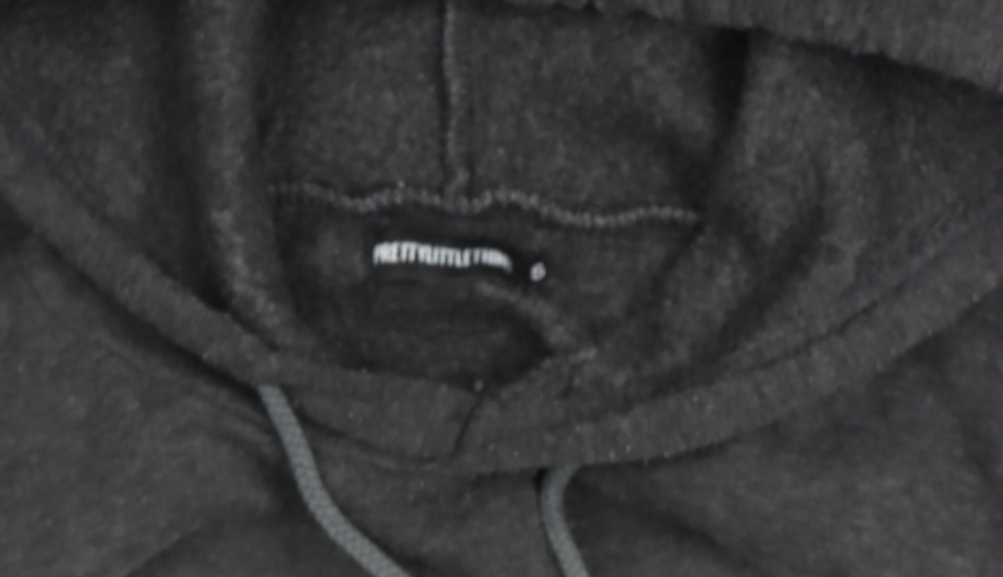 PrettyLittleThing Men's Grey Pullover Hoodie Size S Regular Fit