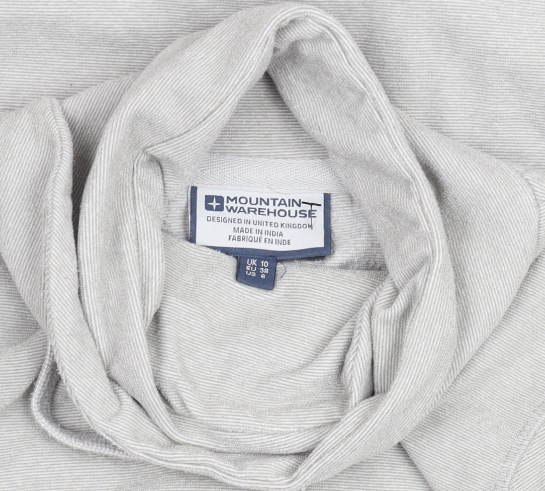 Mountain Warehouse Women’s Grey Size 10 Cowl Neck Pullover Hoodie