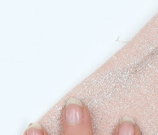 Gerard Womens Pink Glitter 3/4 Sleeve Blouse Size 18