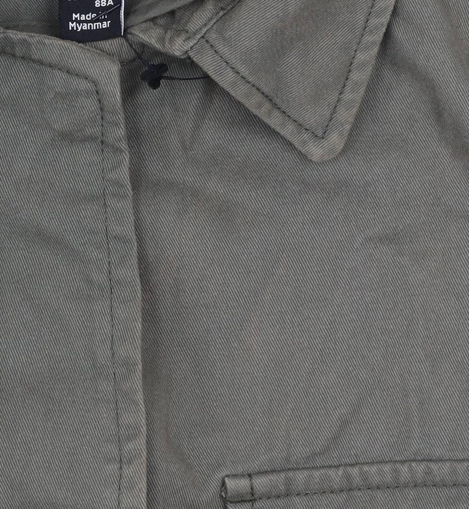 New Look Women's Green Cotton Military Jacket UK 10