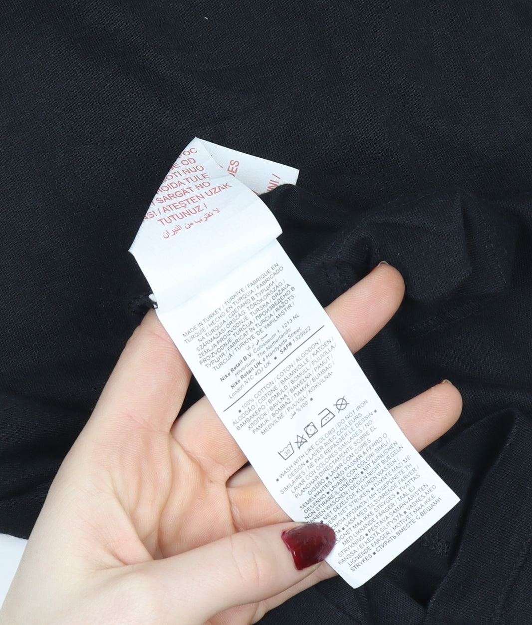 Nike Boys Black Liverpool FC LFC Graphic Regular Fit T-Shirt Size S