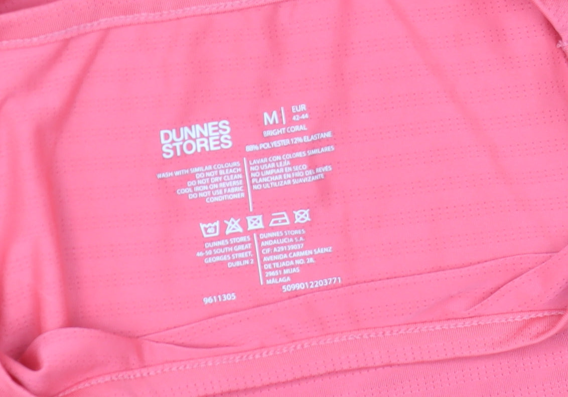 Dunnes Stores Womens Pink Size 14 Regular Fit Active T-Shirt