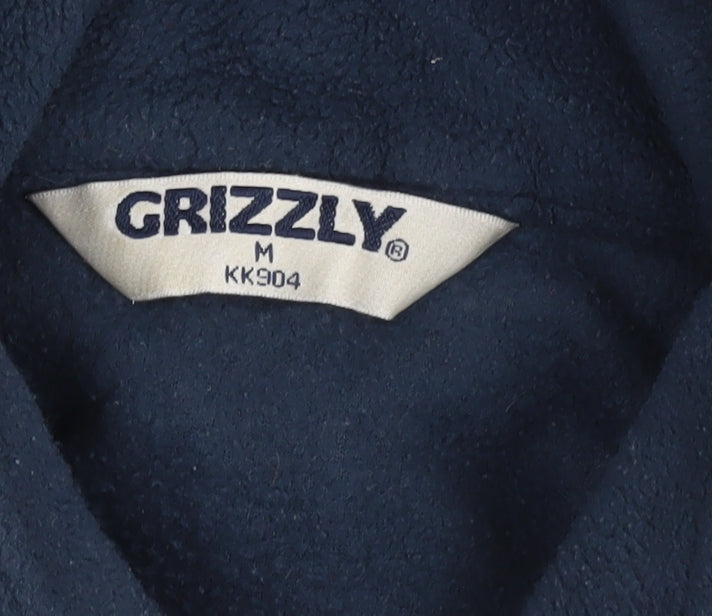 Grizzly Women's Blue Full Zip Fleece Jacket Size M