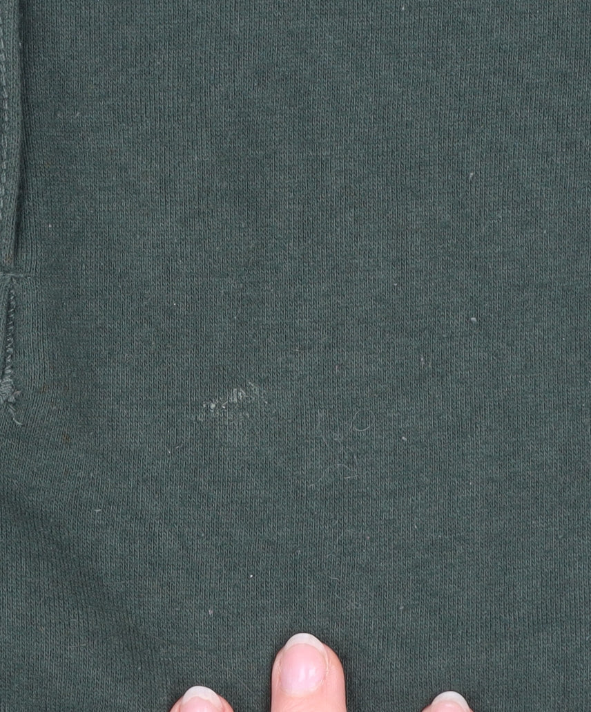 Clockhouse Men's Green Henley Hoodie Size S Casual Fleece Sweatshirt