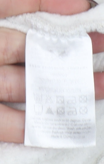 Crew Clothing Men’s Beige 1/4 Zip Fleece Sweatshirt 2XL