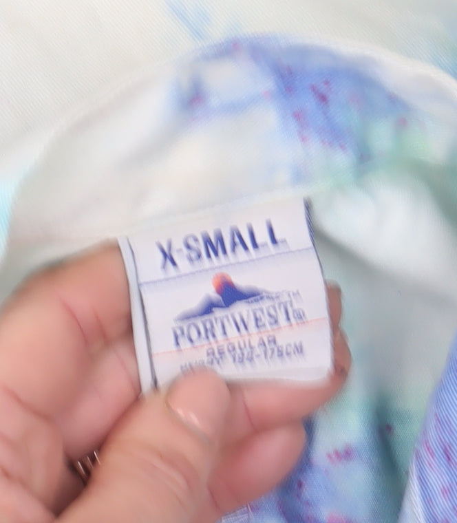 Portwest Men's Multicoloured XS Workwear Long Coat Tie-Dye Style