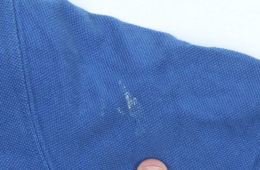 Joules Boys Blue Polo Shirt Age 8 Years Cotton Short Sleeve Casual