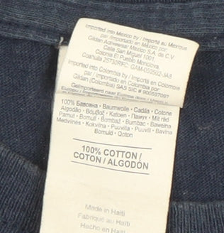 Gildan Men's Blue Raleigh Burner Retro Graphic T-Shirt Size L