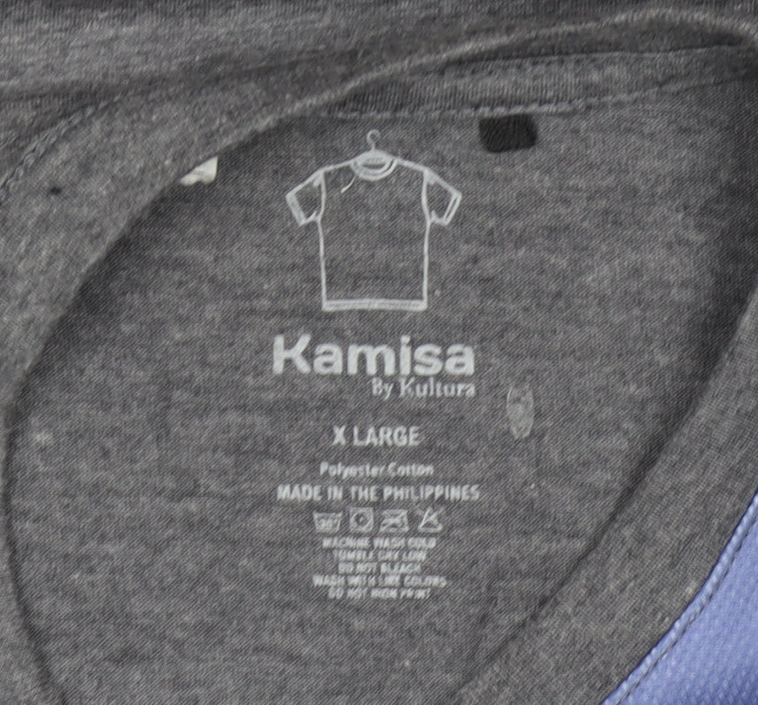Kamisa By Kultura Men's Multicoloured Floral Explore Philippines Graphic T-Shirt XL