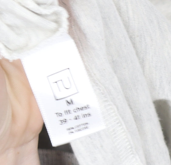 TU Women’s Grey Coca-Cola Graphic T-Shirt Size M Short Sleeve Cotton