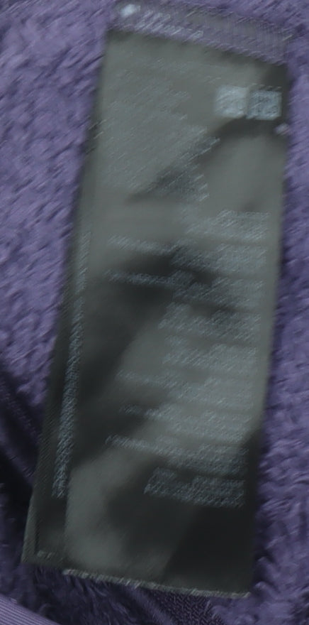 Uniqlo Women Purple Fleece Full Zip Jacket Size 2XS