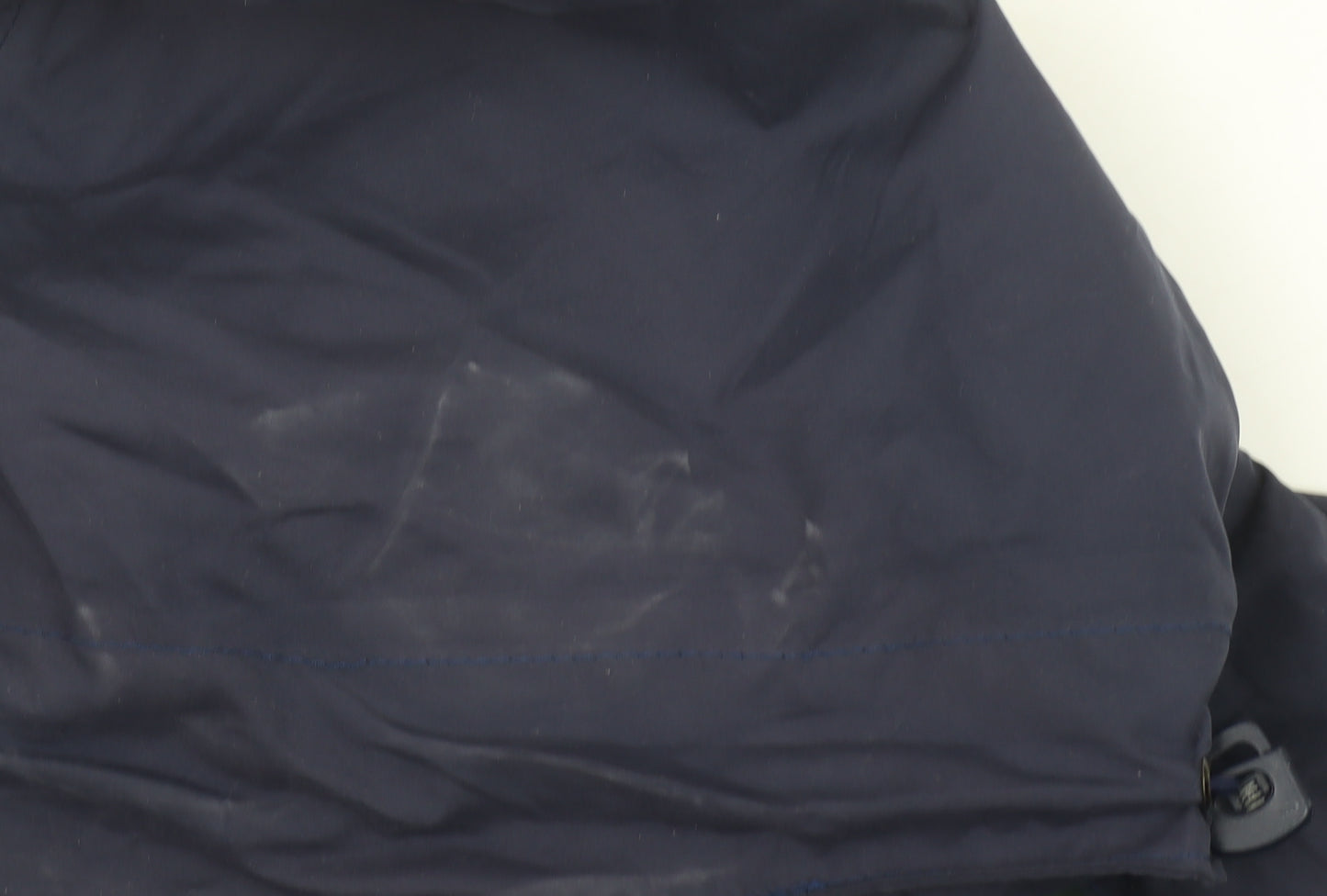 Bradsport Men's Blue Hooded Parka Jacket Size S Outdoor Water Resistant