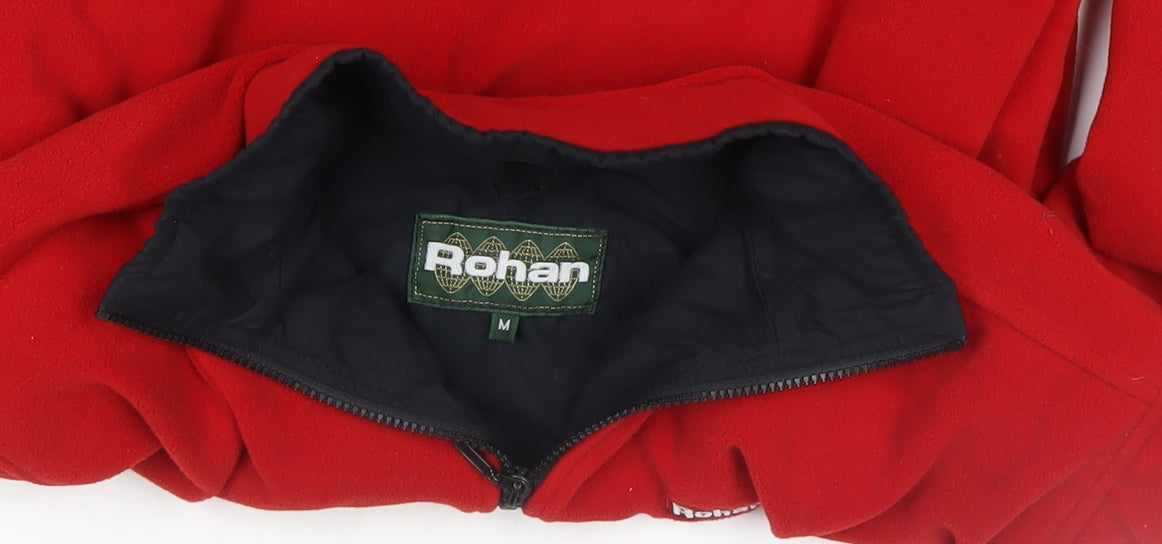 Rohan Men’s Red Fleece 1/2 Zip Pullover Sweatshirt Size M