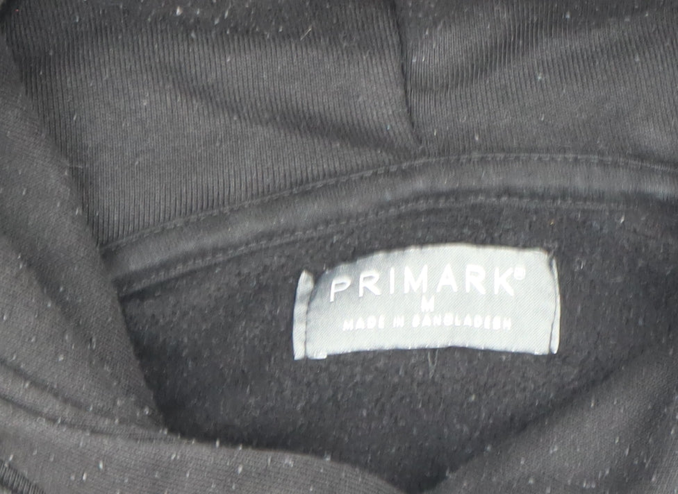 Primark Men's Black Pullover Hoodie M Future Projects New York City Logo