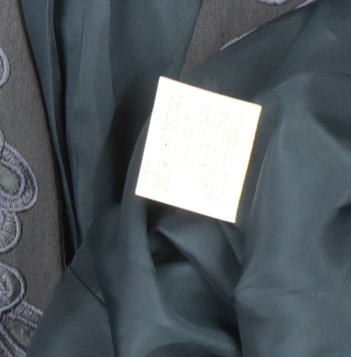 Cartoon Fashion Women's Blue Size 12 Long Tailored Blazer Jacket