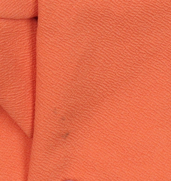 PrettyLittleThing Women’s Orange Size 12 Paperbag Tapered Trousers