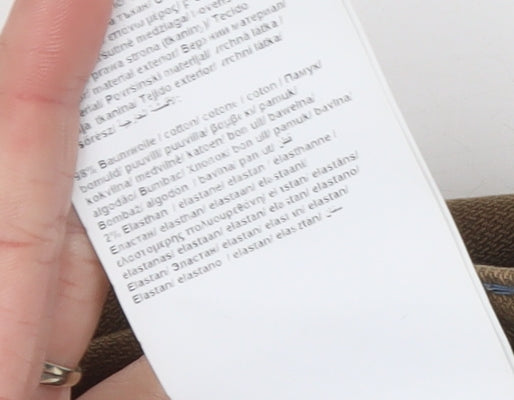 Bugatti Men's Brown 36 Straight Fit Stretch Jeans