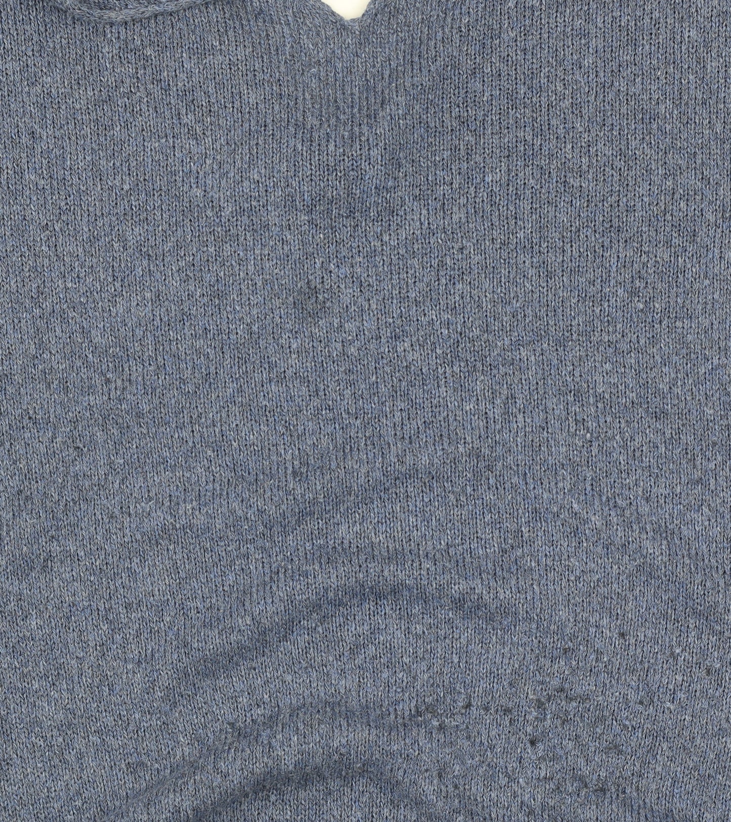 Crea Concept Women’s Blue V-Neck Short Sleeve Knit Jumper Size 12