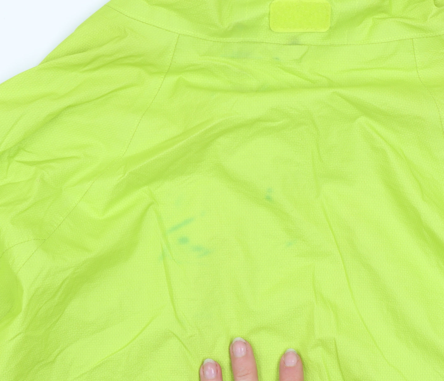 Ronhill Women's Green Windbreaker Jacket Size 12 Hooded Lightweight Outdoor