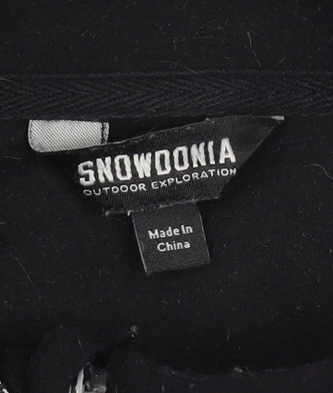 Snowdonia Women's Black Fleece Lined Zip Waistcoat Size 24