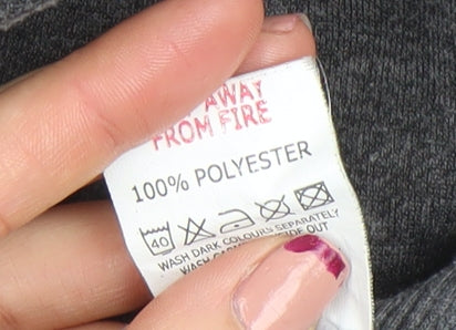 J.J. Willis Mens Grey Henley Sweatshirt 2XL High Neck Long Sleeve