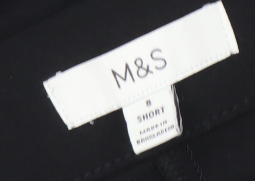 Marks and Spencer Women’s Black Ankle Leggings Size 8 Short
