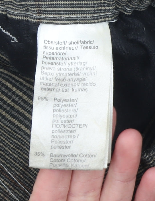 bpc bonprix Men's Brown Striped Cargo Trousers Size 36R