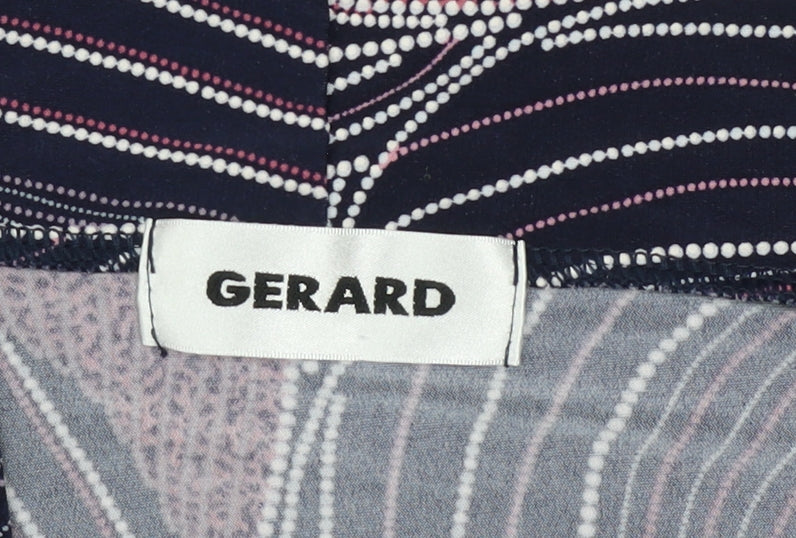 Gerard Womens Multicoloured Floral Tunic Blouse Size 16