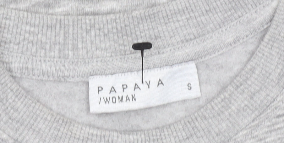 Papaya Woman Grey Christmas 'Fab-Yule-Ous' Graphic Sweatshirt Small