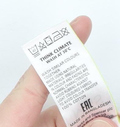 Marks and Spencer Womens Beige Chino Trousers Size 18 Regular