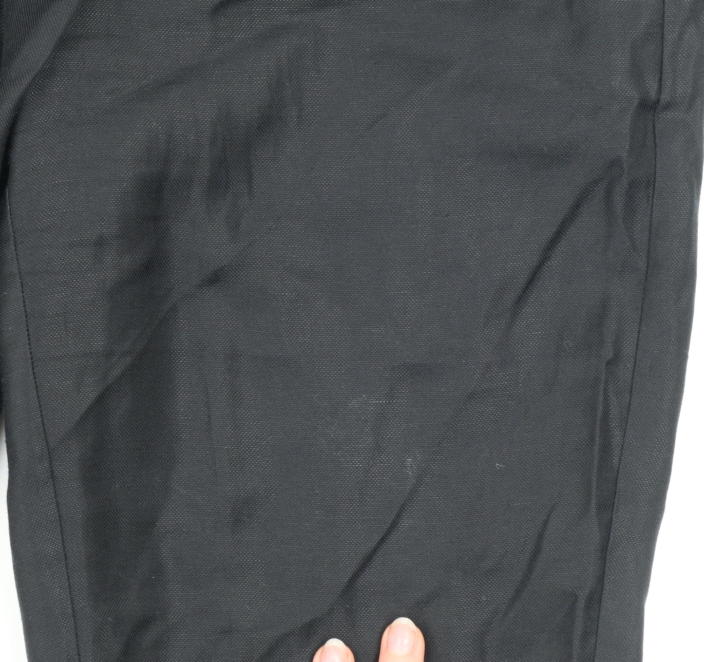 Country Road Women’s Black Linen Blend Straight Trousers Size 8