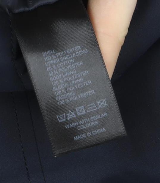 Cambridge Dry Goods Men’s Blue Field Jacket S Water Resistant Outdoor Coat