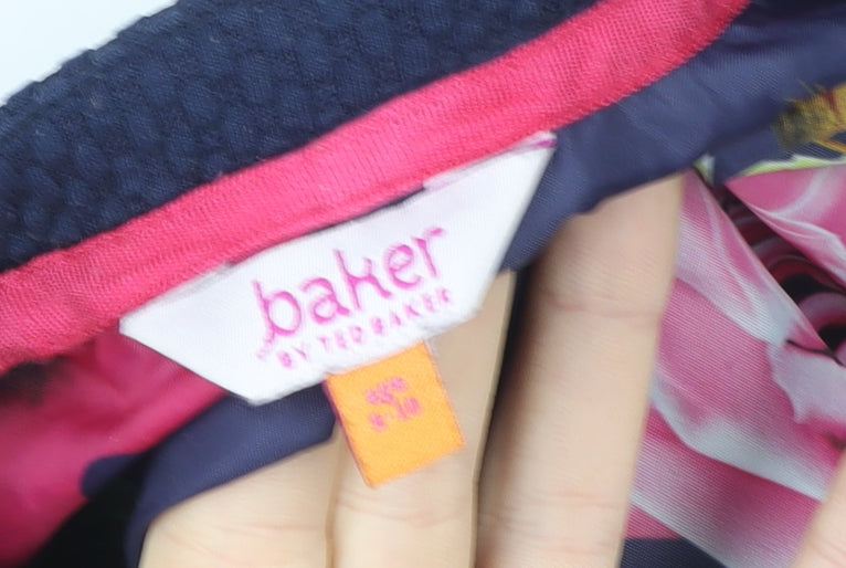 Baker by Ted Baker Girls Blue Textured Blazer Jacket Size 5 Years