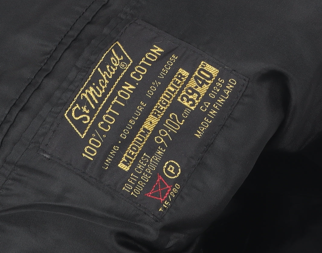 Marks and Spencer Women’s Black Velvet Tuxedo Blazer Size M