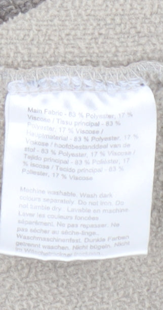 Regatta Men's Beige 1/4 Zip Fleece Sweatshirt L Outdoor Pullover