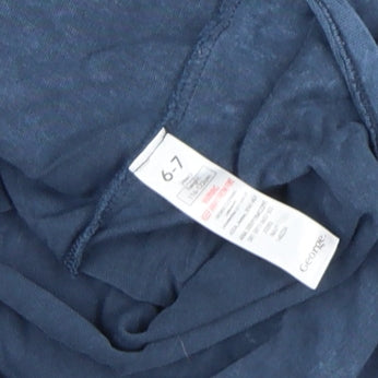 George Girls Blue 6-7 Years Cropped 1995 Graphic T-Shirt