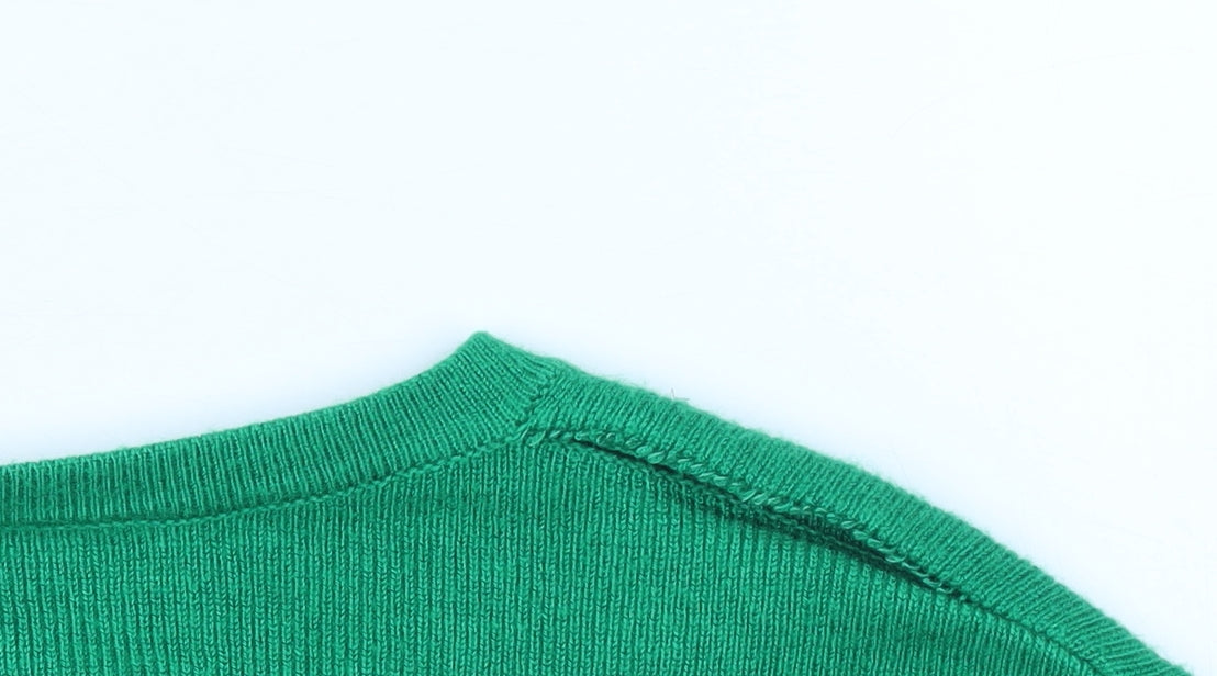 Phase Eight Women Green UK 14 Long Sleeve Knit Jumper