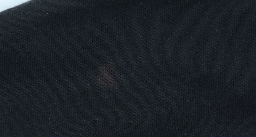 Puma Men's Black Pullover Hoodie Medium Cotton Blend Logo Sweatshirt