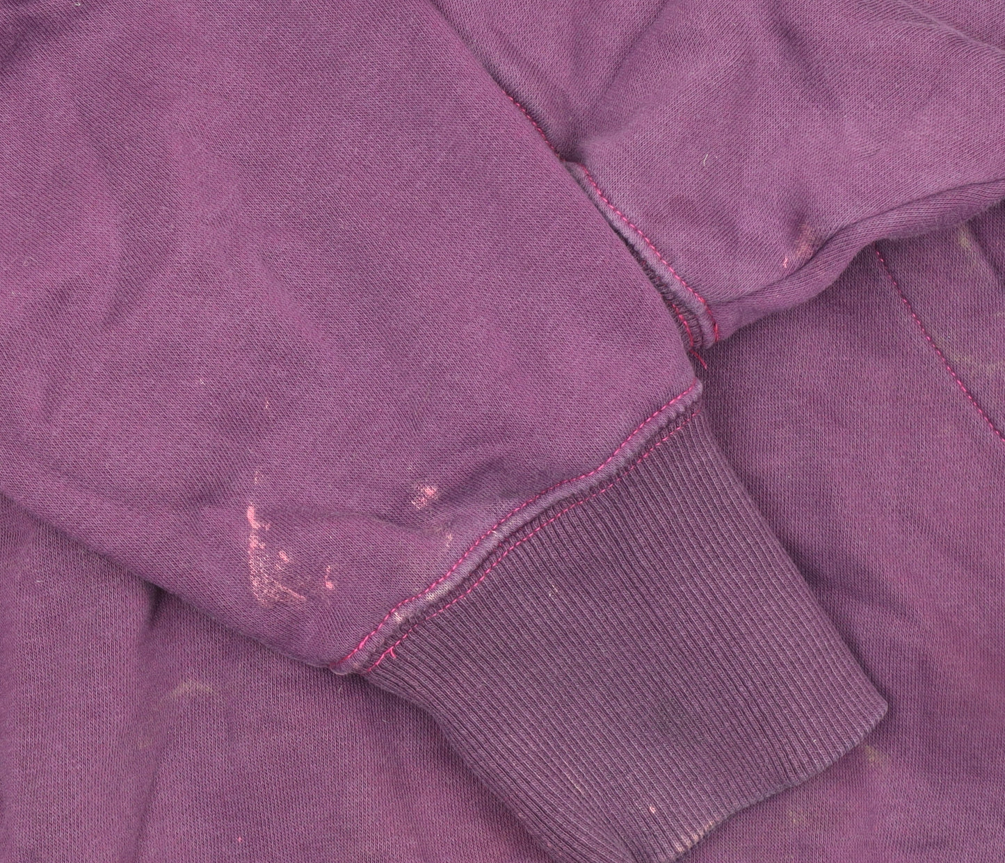 Nike Womens Purple Pullover Hoodie Size L Cotton Blend Logo Casual