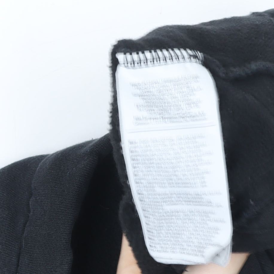 Nike Air Men's Black L Fleece 1/4 Zip Pullover Sweatshirt