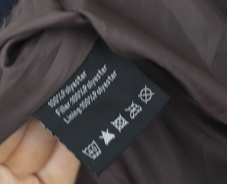 Todd & Co. Women's Brown Puffer Waistcoat Size 10 Sleeveless Gilet