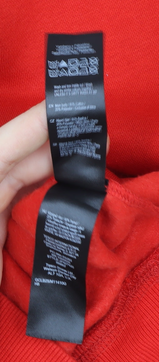 F&F Women’s Red Christmas Santa Graphic Sweatshirt XL