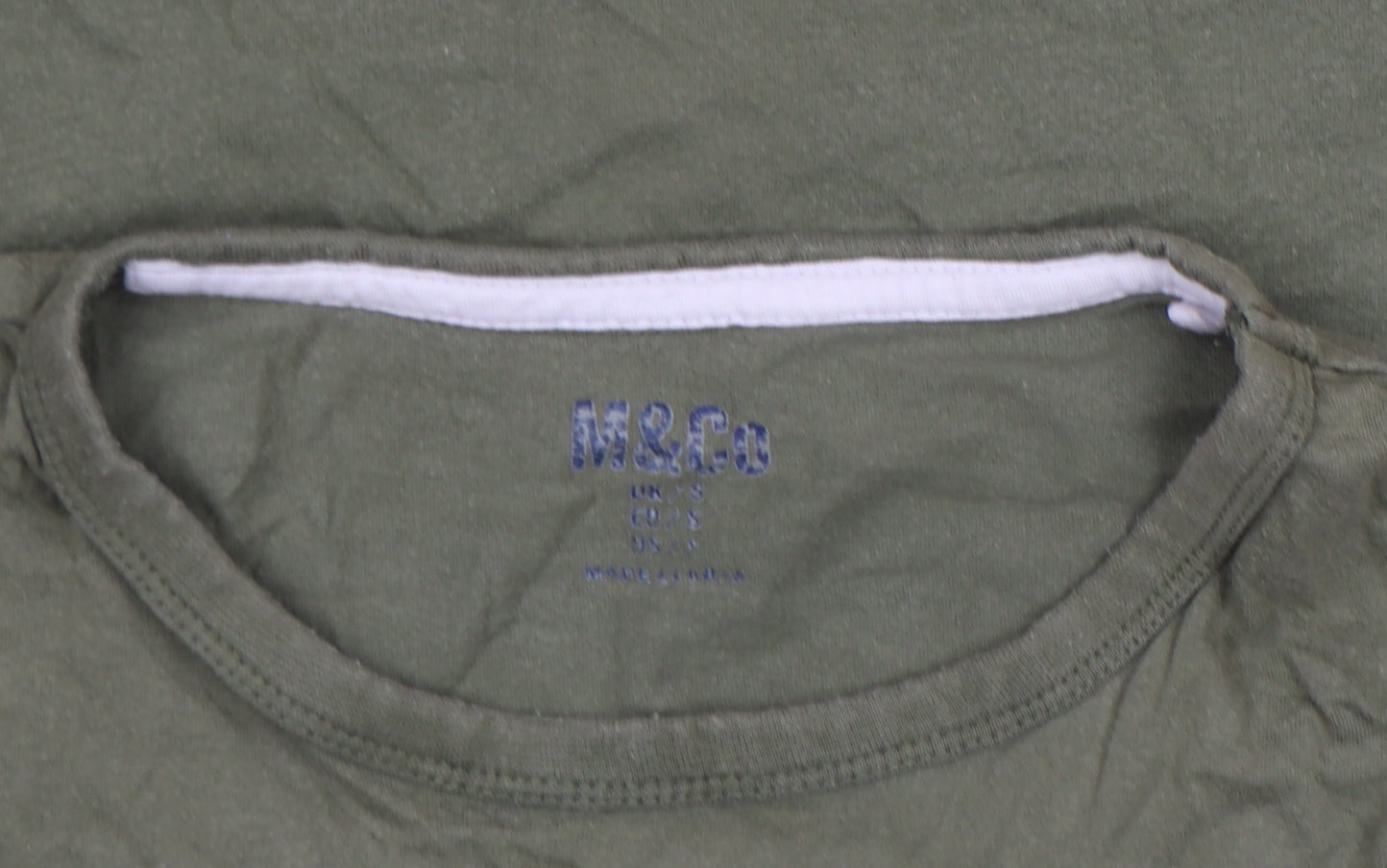 M&Co Men’s Green Graphic Beach Camper T-Shirt Size S