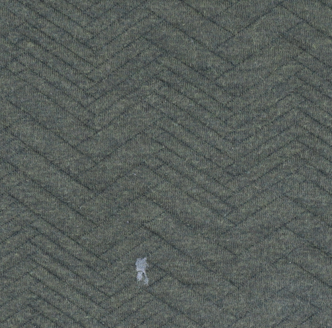 H&M Mens Green Crew Neck Pullover Sweatshirt Size L Cotton Blend