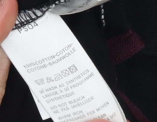 Paul Smith Jeans Men's Black Cotton Polo Shirt Size L